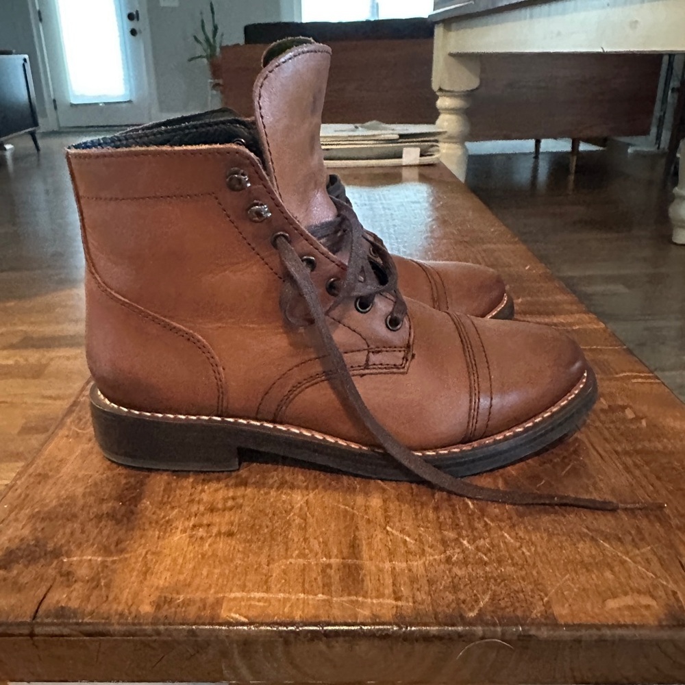 Thursday Boot Company Women's Captains Brown Leather - Picture 5 of 8